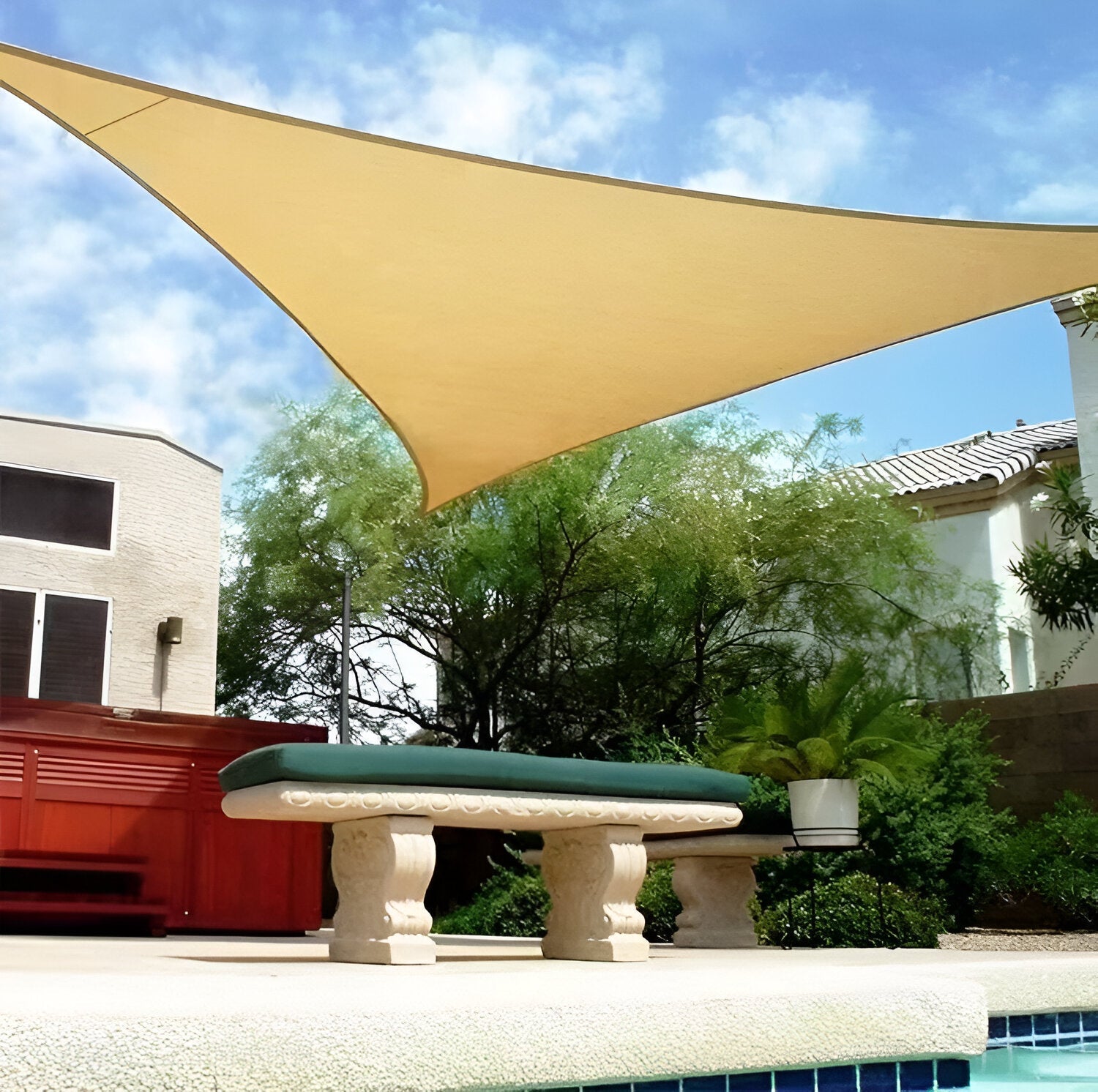 Tri-Blocker | Waterproof Sun Shade UV Protection 3m Polyester 9