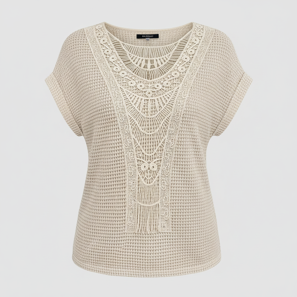 Vivienne | Women's Lace Detail Going Out Top