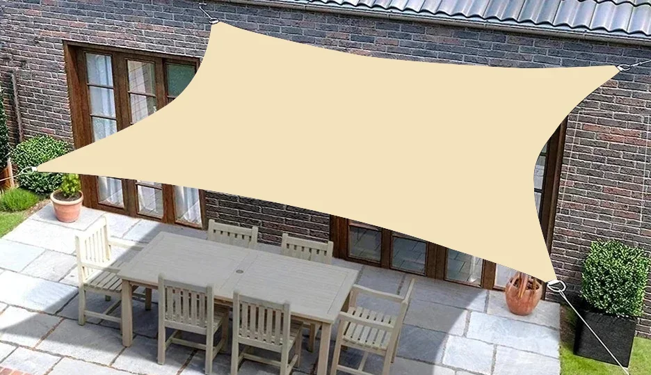 Waterproof Rectangular Sun Shade | Outdoor Shade 3x4m Polyester 1