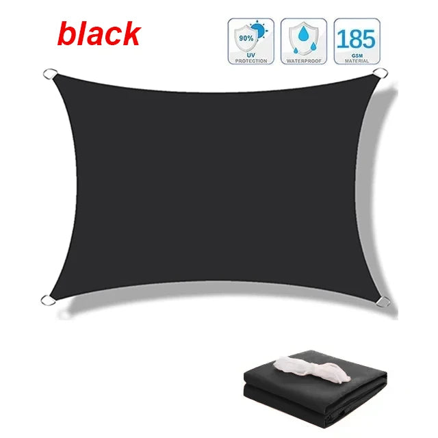 Waterproof Rectangular Sun Shade | Outdoor Shade 3x4m Polyester 12