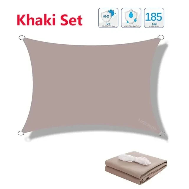 Waterproof Rectangular Sun Shade | Outdoor Shade 3x4m Polyester 9