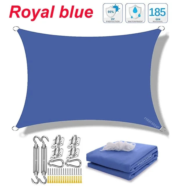 Waterproof Shade Sail | Rectangle 3x4m Polyester 10