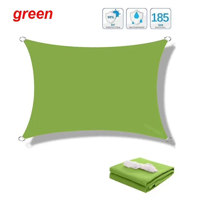 Waterproof Shade Sail | Rectangle 3x4m Polyester 13