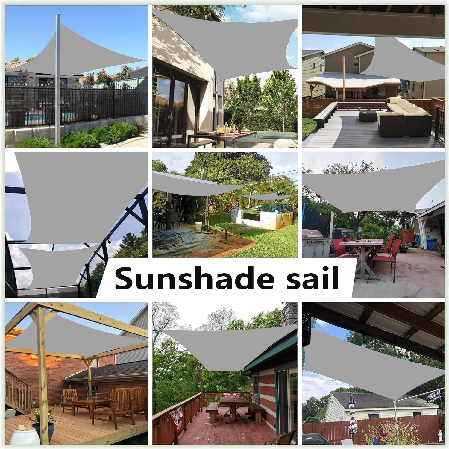 Waterproof Shade Sail | Rectangle 3x4m Polyester 2