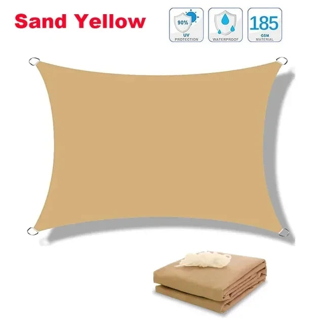 Waterproof Shade Sail | Rectangle 3x4m Polyester 8