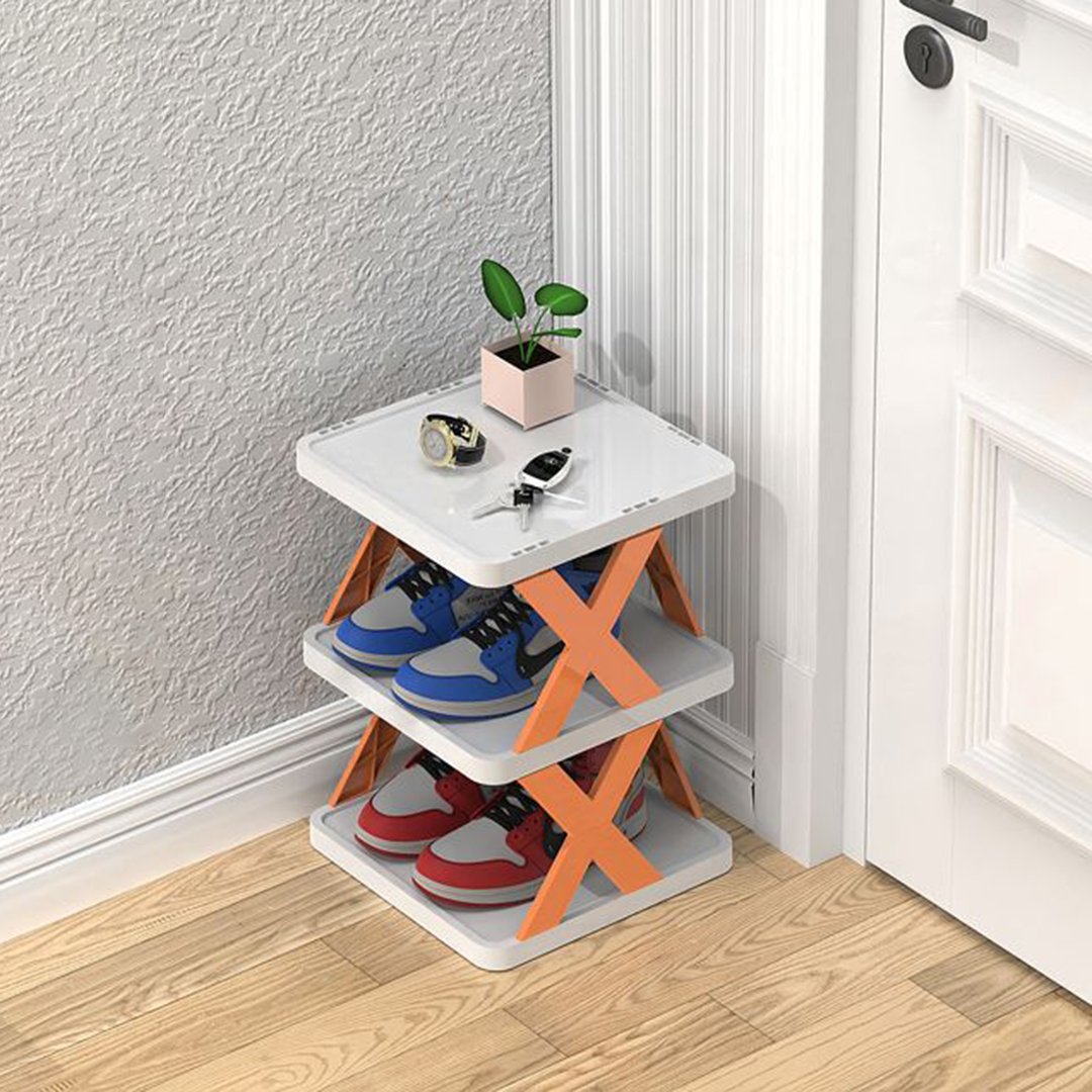 Wooden Shoe Rack | Entryway Shoe Storage Solution 0