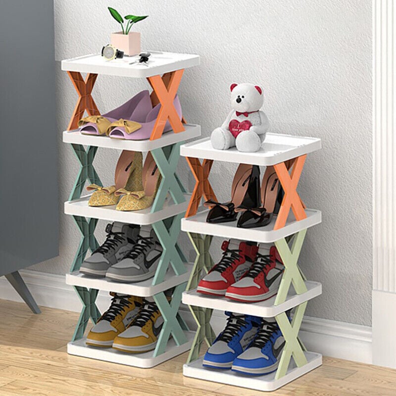 Wooden Shoe Rack | Entryway Shoe Storage Solution 1