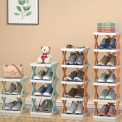 Wooden Shoe Rack | Entryway Shoe Storage Solution 9